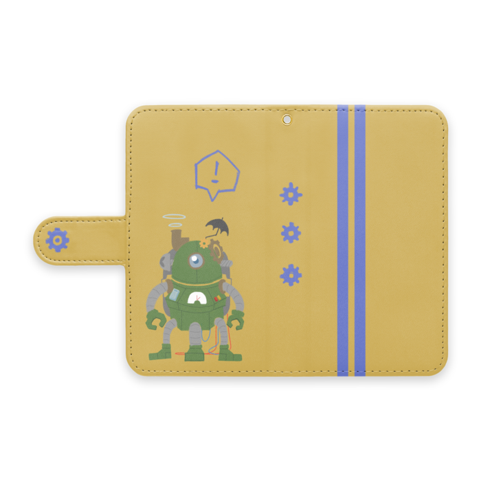手帳型Androidケース - S - ストラップ穴 あり