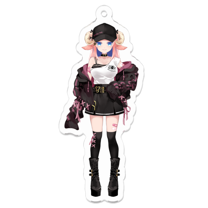 アクリルキーホルダーCAP - 70 x 70 (mm)
