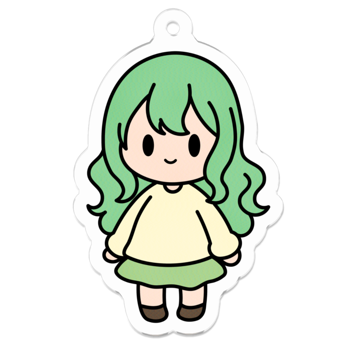 アクリルキーホルダー - 50 x 50 (mm)