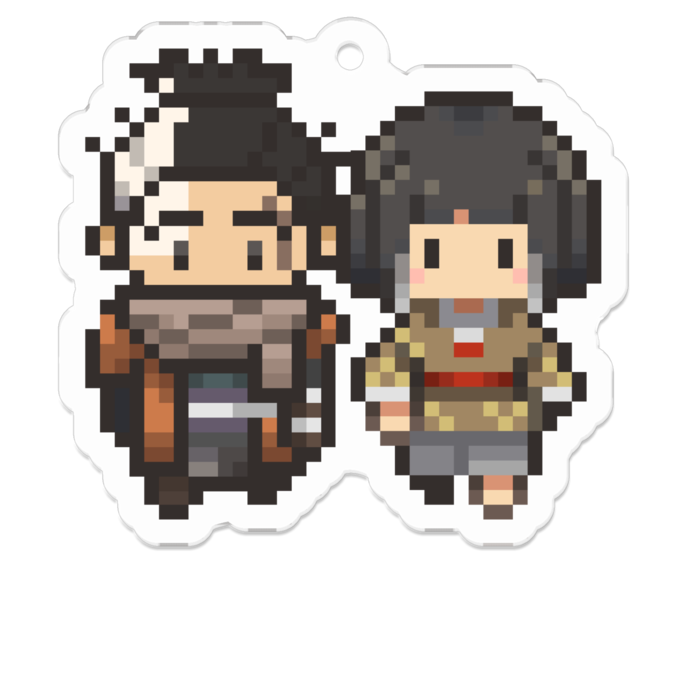 アクリルキーホルダー - 50 x 50 (mm)