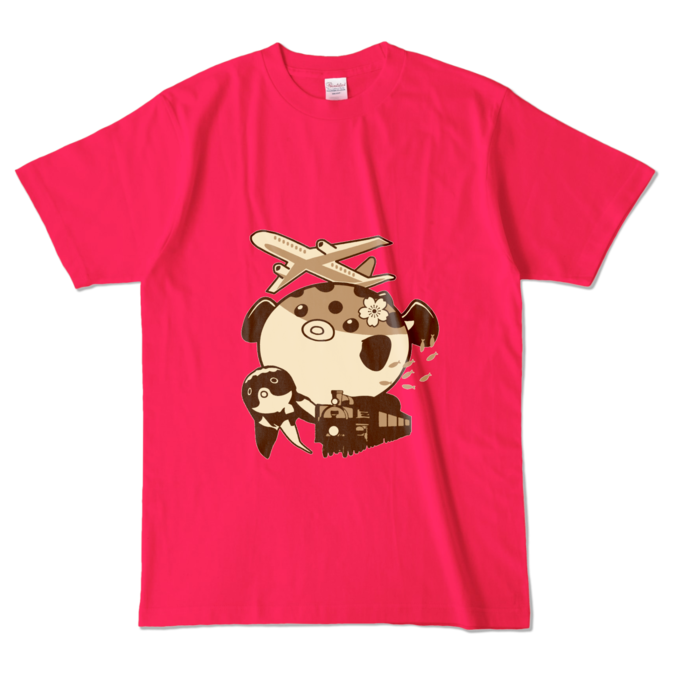 カラーTシャツ - L - ホットピンク (濃色)