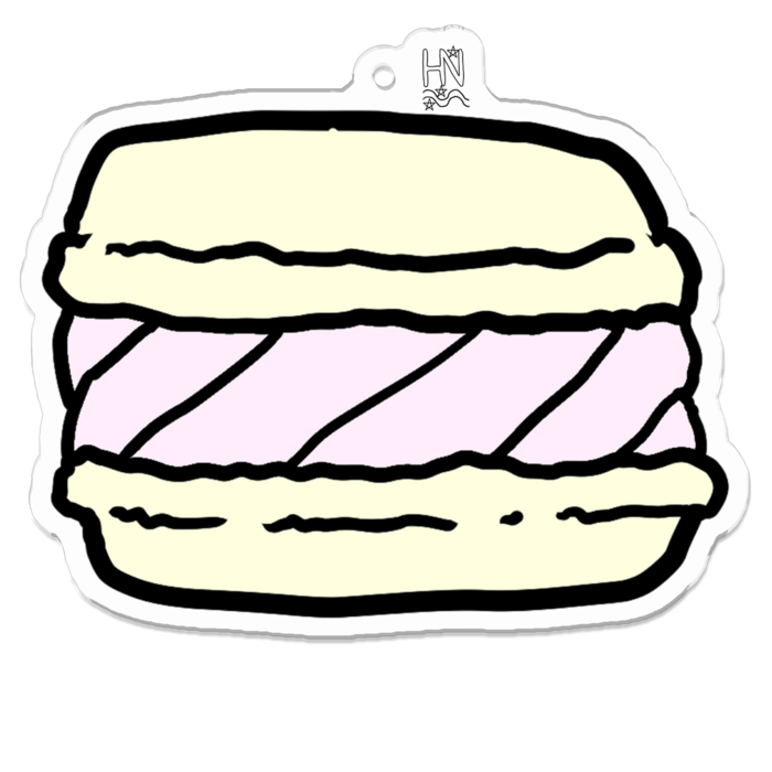 アクリルキーホルダー（コーティング） - 70 x 70 (mm)