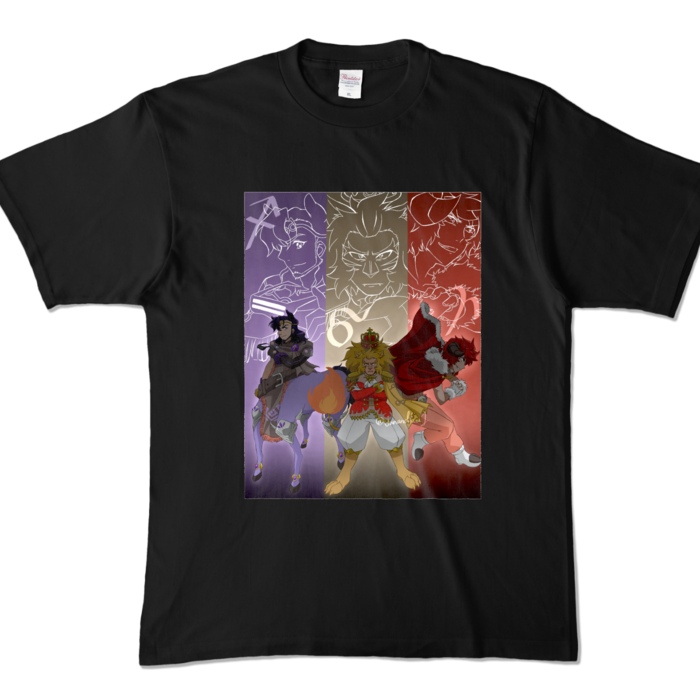 カラーTシャツ - XL - ブラック (濃色)