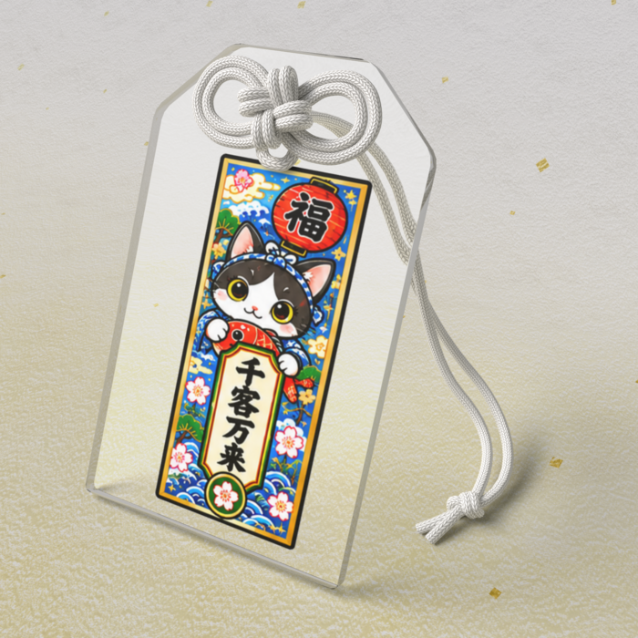 アクリルお守り - 50 × 80mm