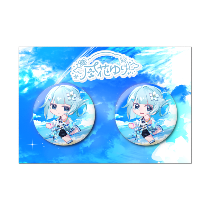 缶バッジセット - 2個セット（ジト目、涙目）