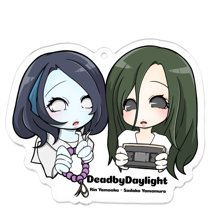 凜&貞子アクキー70 x 70 (mm)