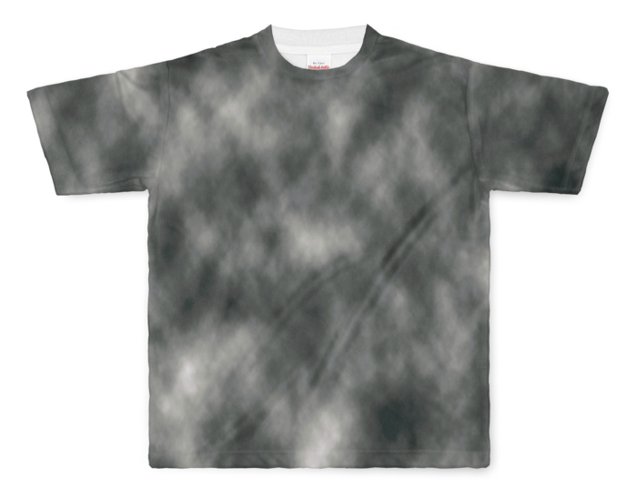 ムラ染風Tシャツ - L - ホワイト