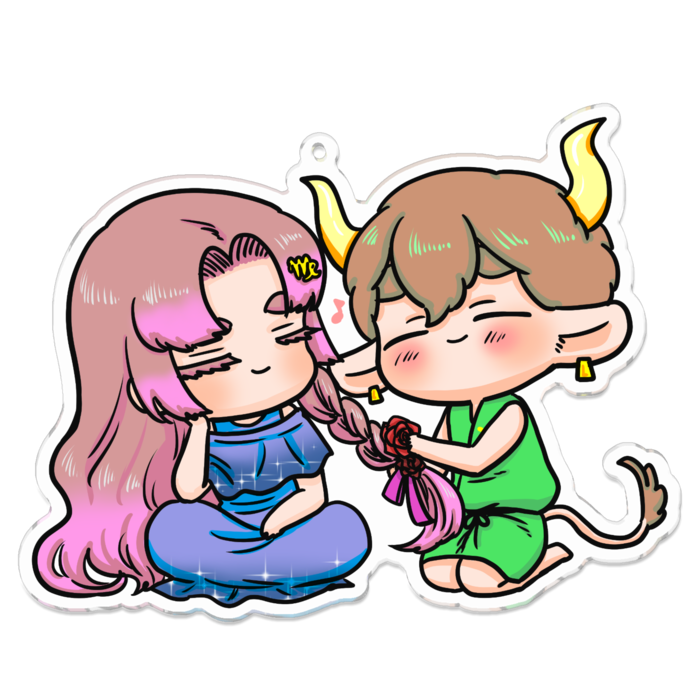 アクリルキーホルダー - 100 x 100 (mm)