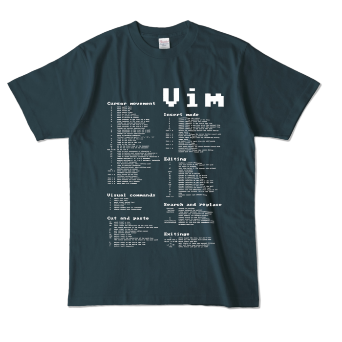 カラーTシャツ - L - デニム (濃色)