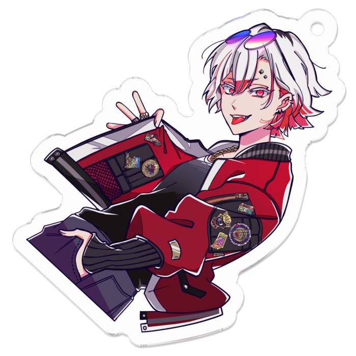 アクリルキーホルダー - 50 x 50 (mm)