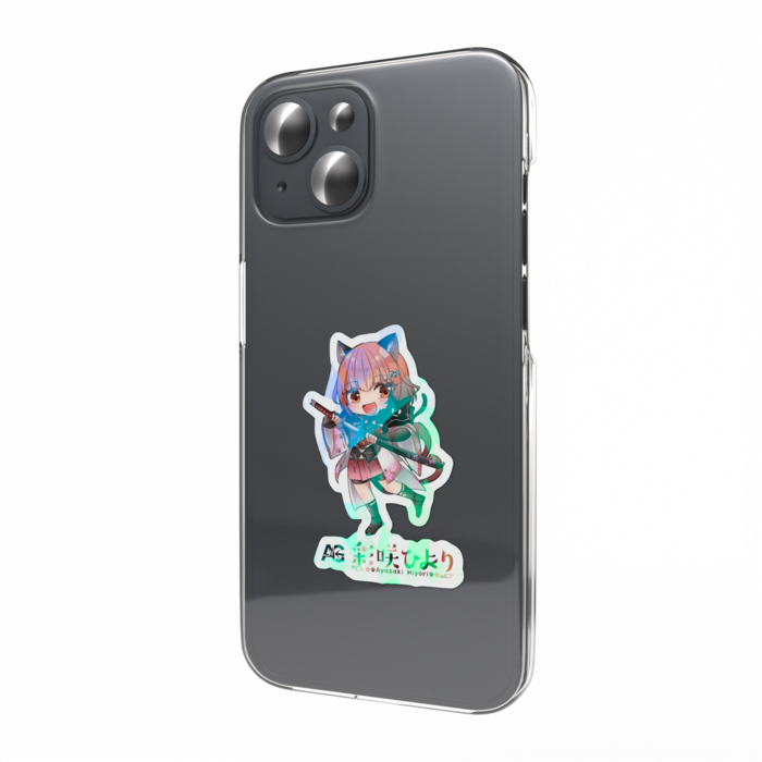 ホログラムスマホステッカー - 縦