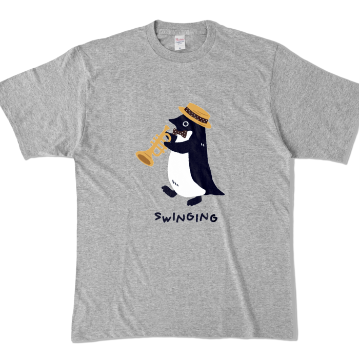 カラーTシャツ - XL - 杢グレー (濃色)