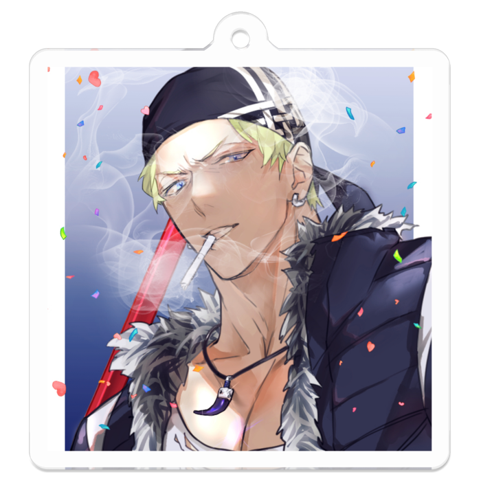 アクリルキーホルダー - 50 x 50 (mm)