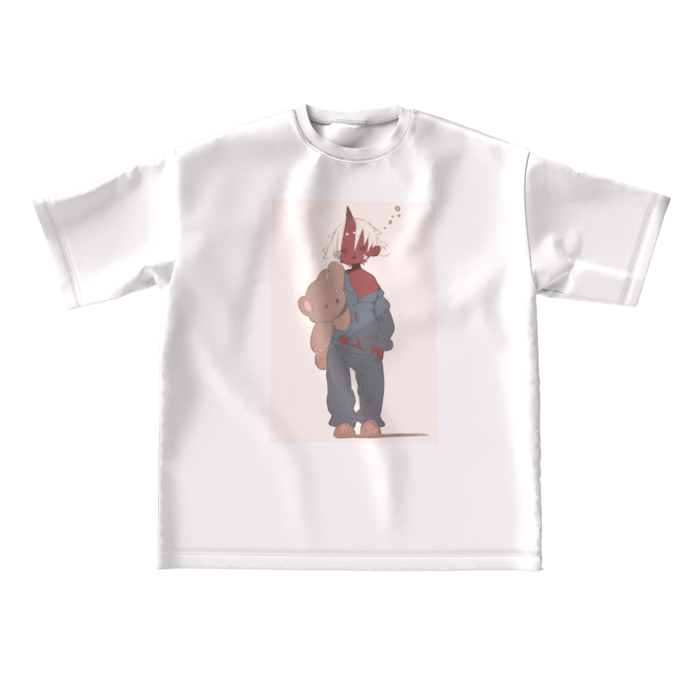 ビッグシルエットTシャツ - L - 正面(1)