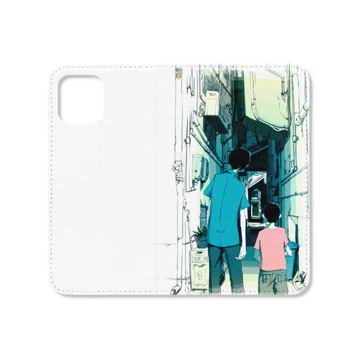 手帳型iPhoneケース(ベルトなし) - iPhone 11 Pro - ストラップ穴 あり