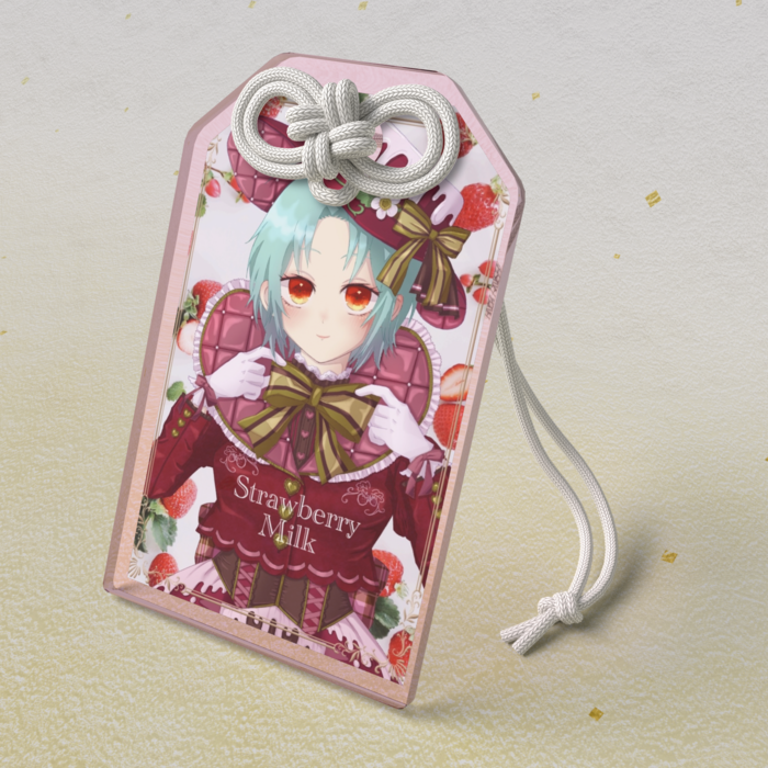 アクリルお守り - 50 × 80mm