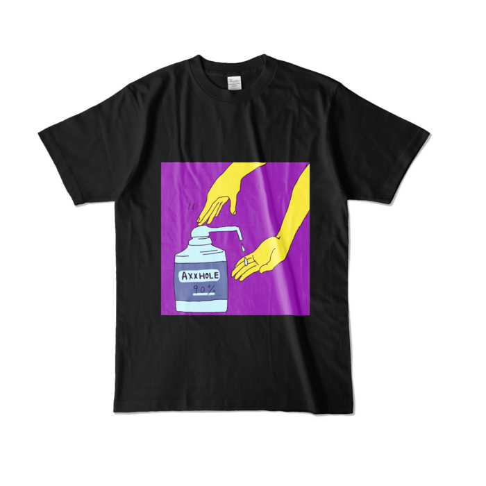 カラーTシャツ - L - ブラック (濃色)