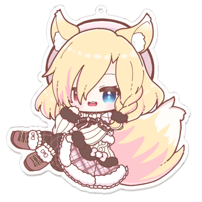 アクリルキーホルダー - 100 x 100 (mm)