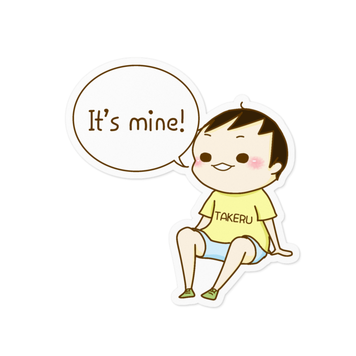 ステッカー - 100 x 100 (mm)