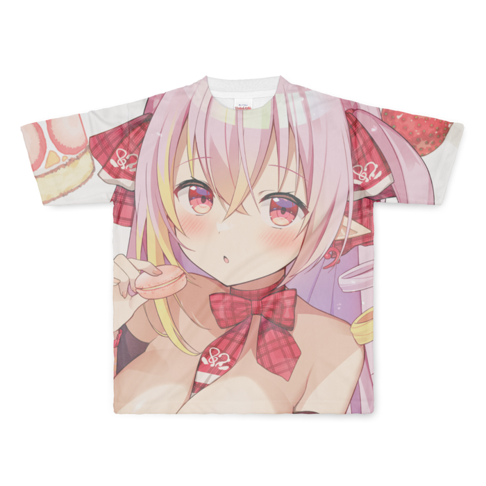 奏音おんぷ生誕祭2024フルグラフィックTシャツ - L - 正面印刷のみ