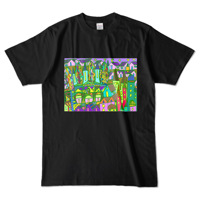 カラーTシャツ - L - ブラック (濃色)