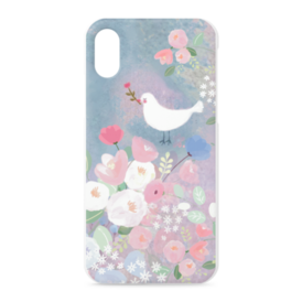 嬉しい知らせ スマホカバー 表面のみ印刷 側面 白 Kototowa Booth