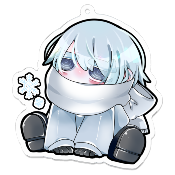 アクリルキーホルダー（コーティング） - 70 x 70 (mm)