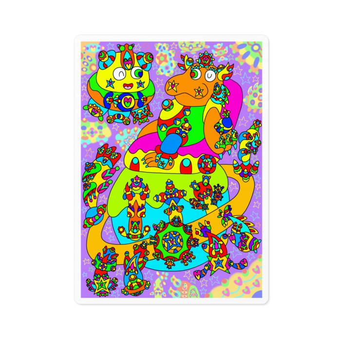 ステッカー - 100 x 100 (mm)