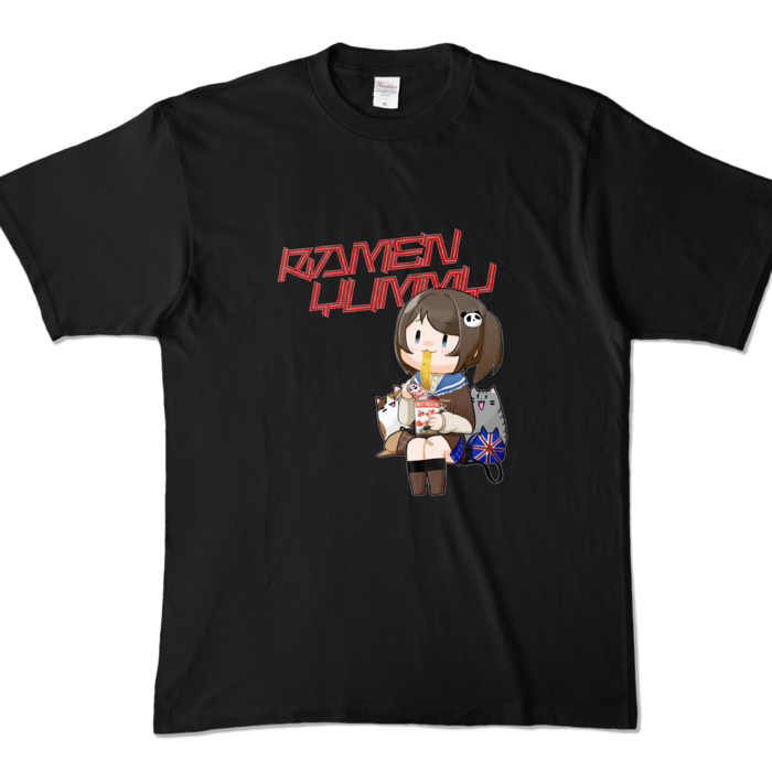 カラー：Tシャツ - XL - ブラック （濃色）