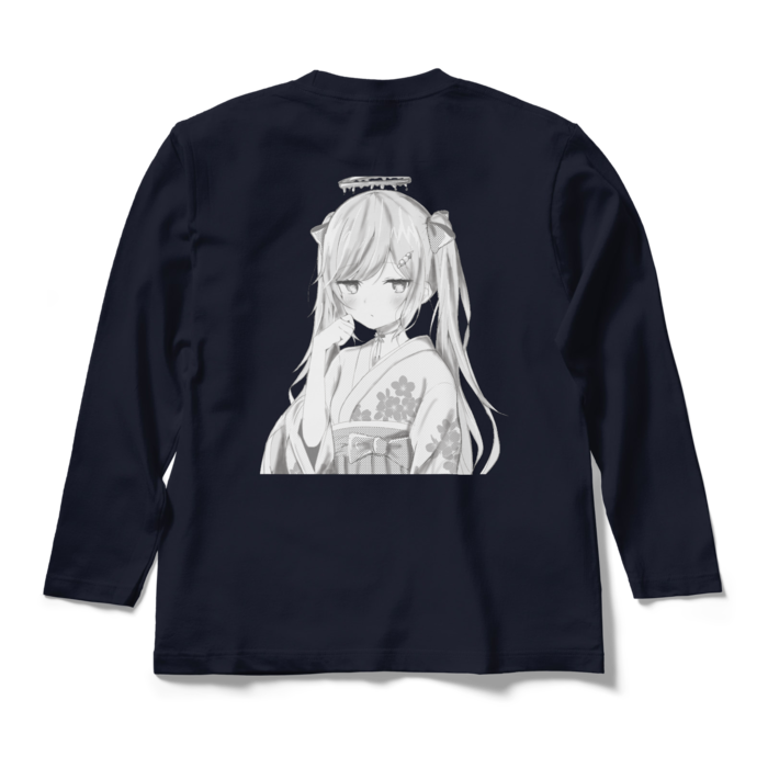 ロングスリーブTシャツ - M - ネイビー