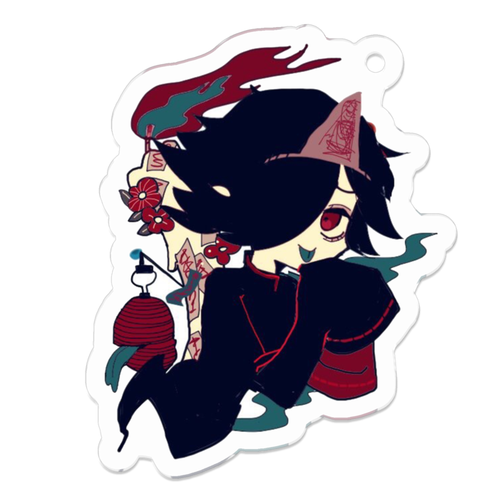 アクリルキーホルダー - 50 x 50 (mm)