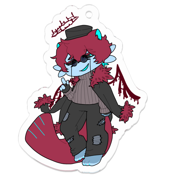 アクリルキーホルダー - 50 x 50 (mm)