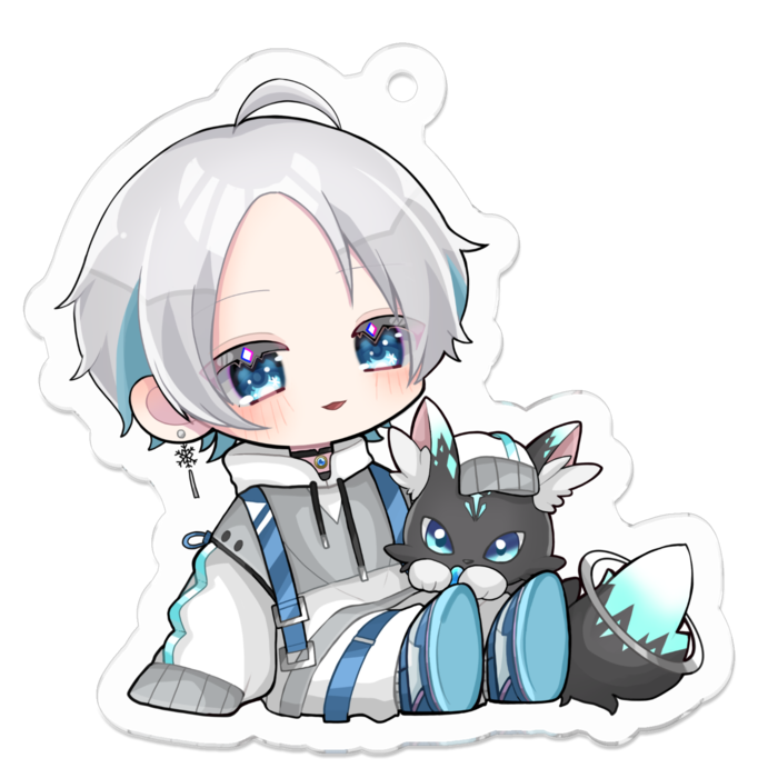 アクリルキーホルダー - 50 x 50 (mm)