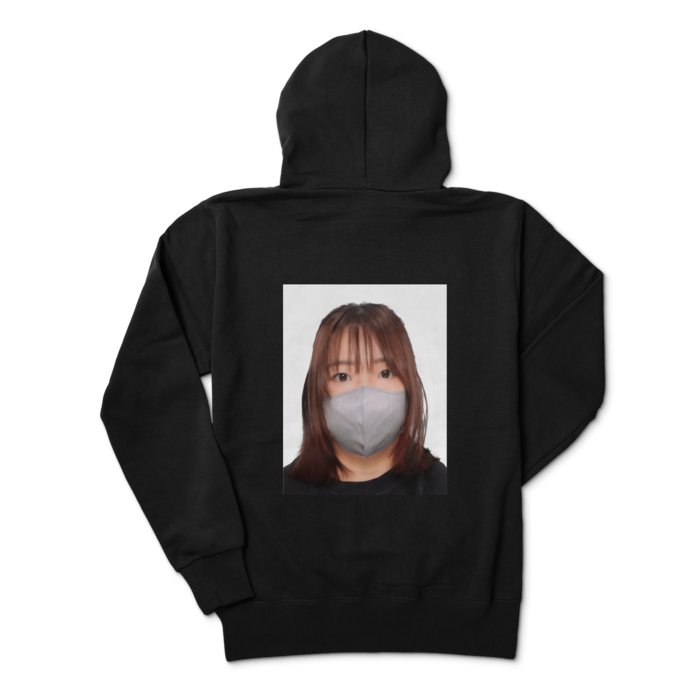 ジップパーカー - M - ブラック