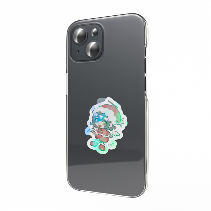 ホログラムスマホステッカー - 縦