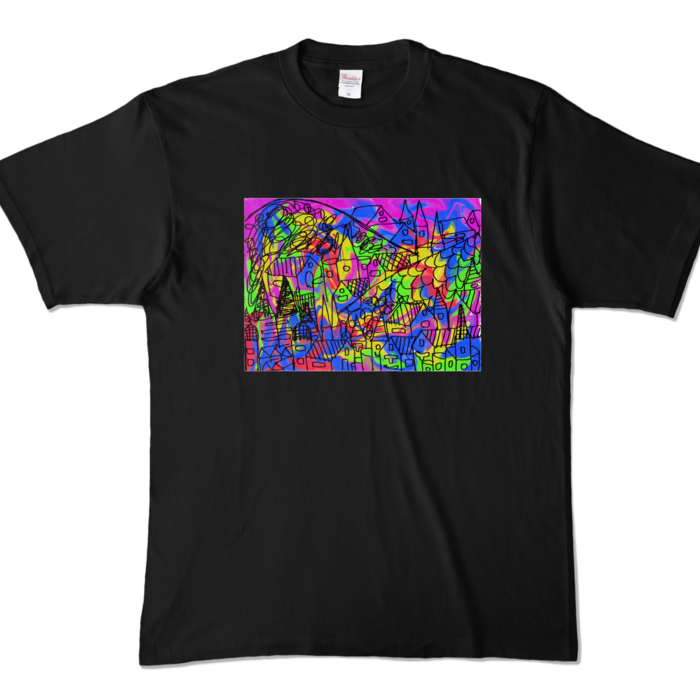カラーTシャツ - XL - ブラック (濃色)