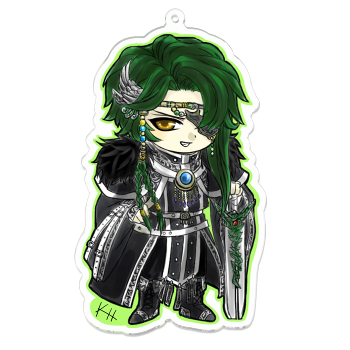 アクリルキーホルダー - 100 x 100 (mm)