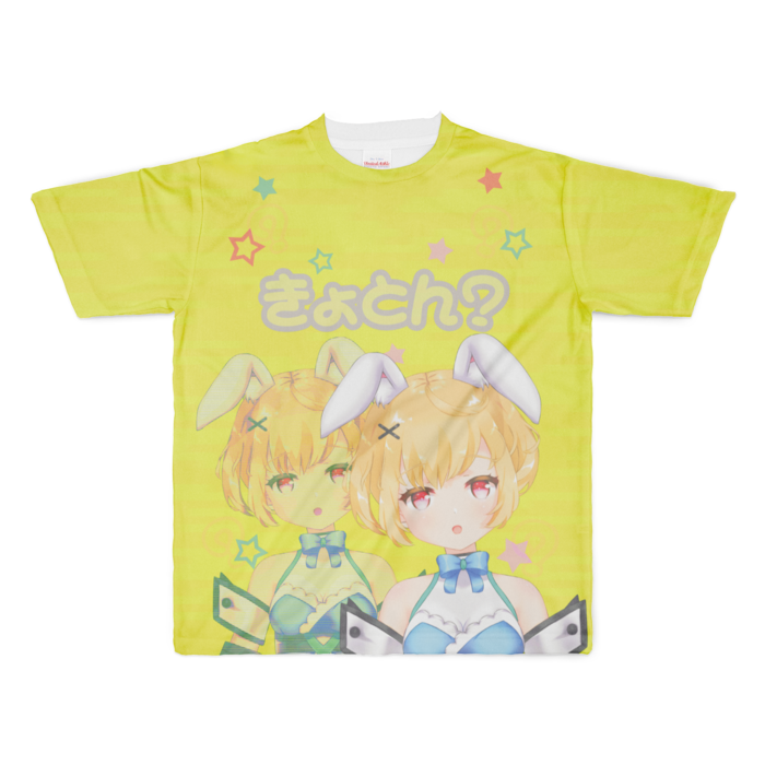 フルグラフィックTシャツ - XL - 両面印刷