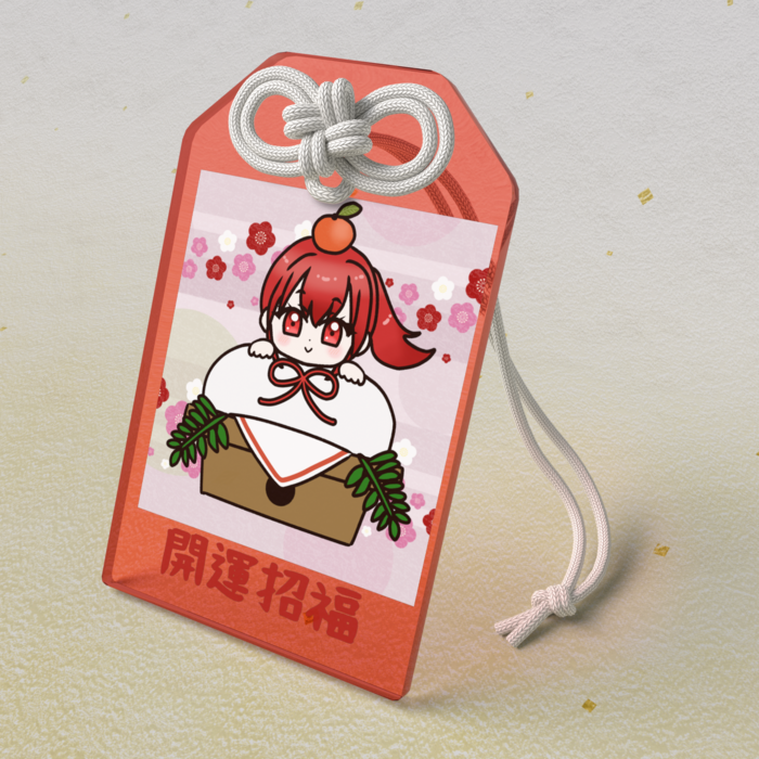 アクリルお守り - 50 × 80mm