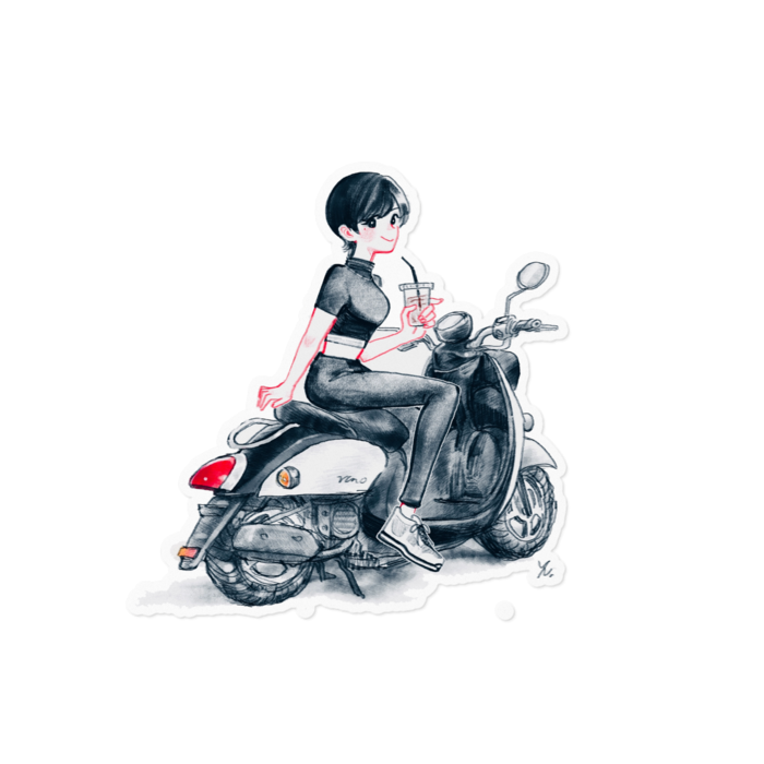 ステッカー - 160 x 160 (mm)