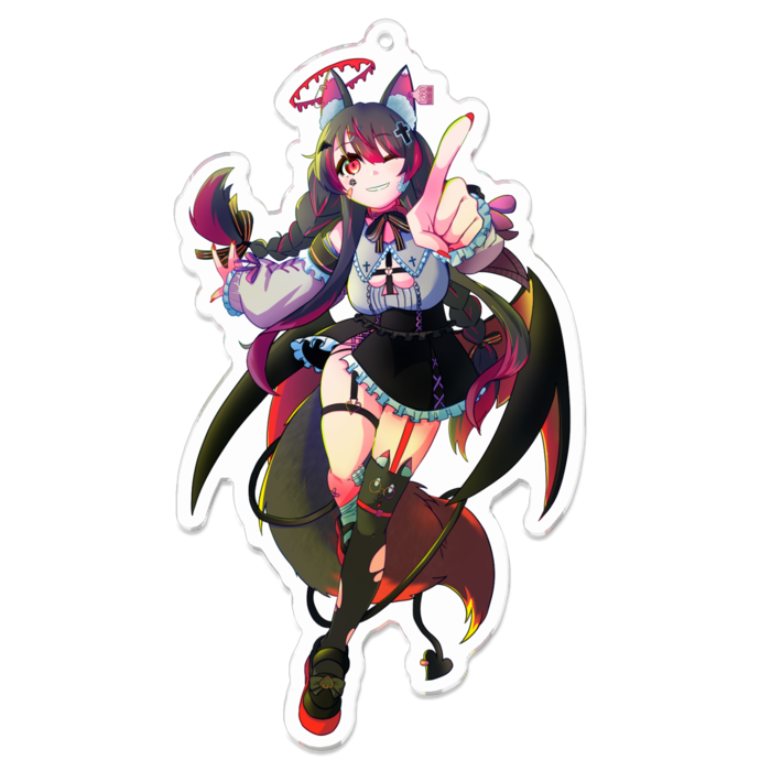 アクリルキーホルダー - 100 x 100 (mm)