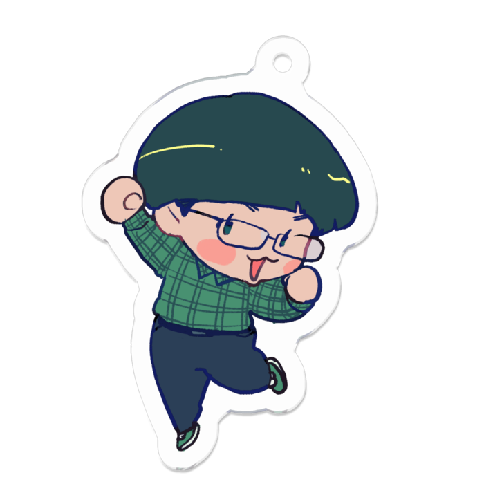 アクリルキーホルダー - 50 x 50 (mm)