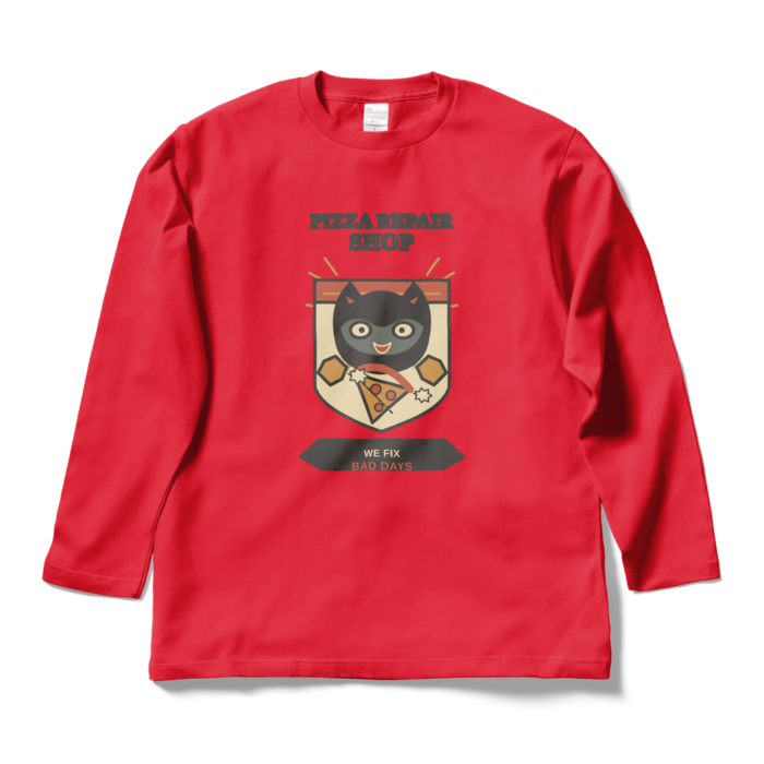 ロングスリーブTシャツ - L - レッド
