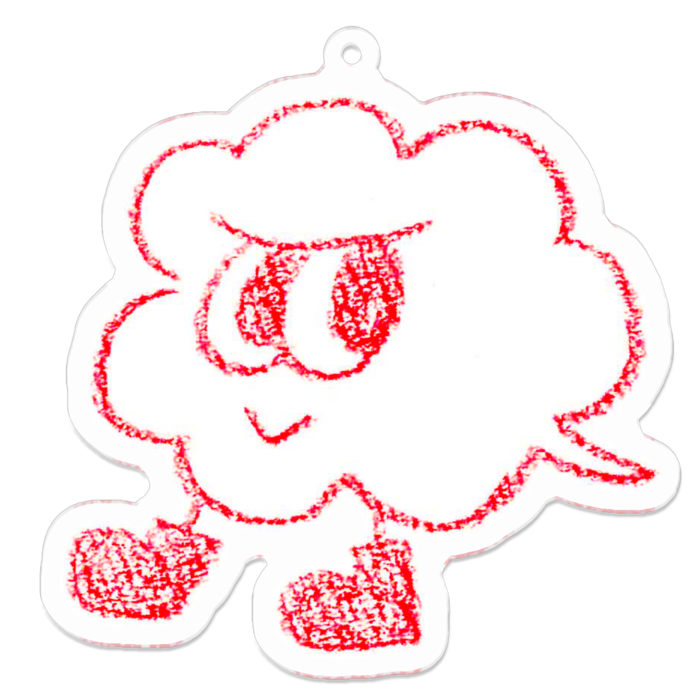 アクリルキーホルダー - 70 x 70 (mm)