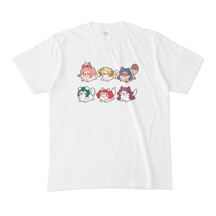 ケモチャンTシャツ - M - 白