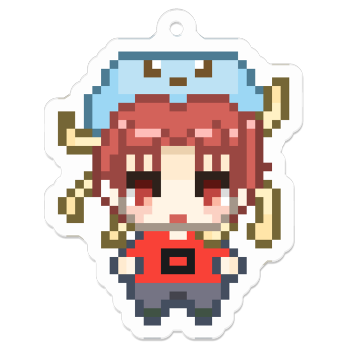 アクリルキーホルダー（コーティング） - 50 x 50 (mm)