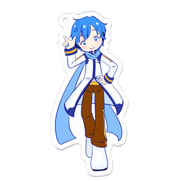 アクリルキーホルダー（コーティング） - 70 x 70 (mm)