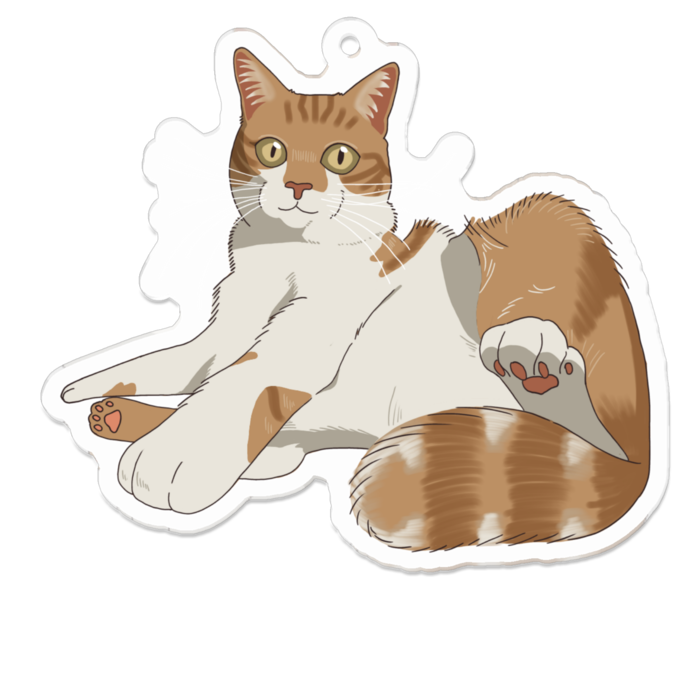 アクリルキーホルダー - 70 x 70 (mm)