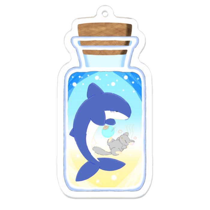 アクリルキーホルダー - 70 x 70 (mm)