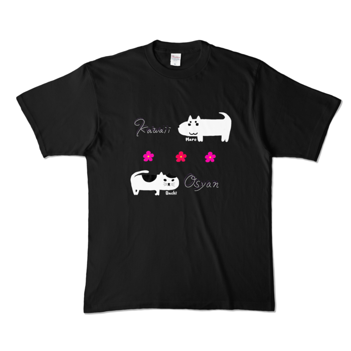 カラーTシャツ - XL - ブラック (濃色)